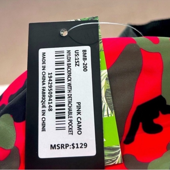 Badgley Mischka
Camouflage Backpack with Detachable Pouch NWT - Picture 4 of 8